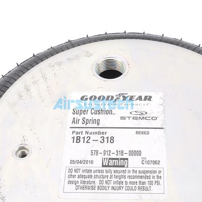 Goodyear 1B12-318 Μοναχική περιστρεφόμενη ατμοσφαιρική ελαστική αντικατάσταση Contitech FS 330-11CI αερόσακος