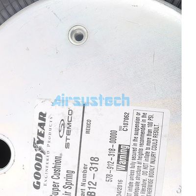 Goodyear 1B12-318 Μοναχική περιστρεφόμενη ατμοσφαιρική ελαστική αντικατάσταση Contitech FS 330-11CI αερόσακος