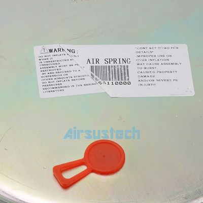 Γεμισμένες με αέριο πηγές αέρα Firestone W01-358-8030 Τριπλό περιστρεφόμενο καουτσούκ