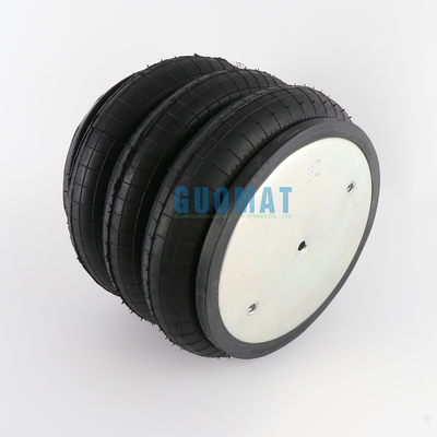 Τμήματα αυτοκινήτων 3B12-304 Goodyear Air Spring Cross W01-358-8013 Air Spring Τριπλό Συμπλεγμένο Αεροβάσκελο FT330-29 Ci 1/4 NPT