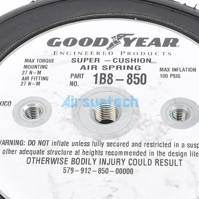 Goodyear Air Spring Flex αριθ. 579913530 Contitech FS12010 CI G1/4 Κυλίνδρος με μόνο βέλος