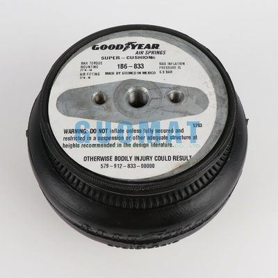 Goodyear 1B6-833 Μονοστρώμα ελαστικό αέρας αναστολής 579912833 Βιομηχανική αέρας άνοιγμα