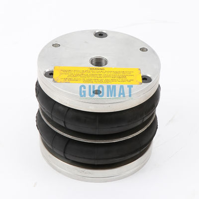 Dunlop διπλή περιστρεφόμενη ατμοσφαιρική ελαστική 4 1/2X2 καουτσούκ με πλάκα αλουμινίου