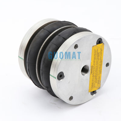 Dunlop διπλή περιστρεφόμενη ατμοσφαιρική ελαστική 4 1/2X2 καουτσούκ με πλάκα αλουμινίου