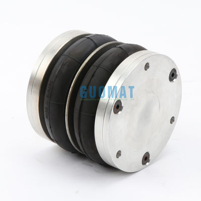 Dunlop διπλή περιστρεφόμενη ατμοσφαιρική ελαστική 4 1/2X2 καουτσούκ με πλάκα αλουμινίου