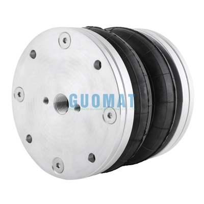 Επίδραση αέρα FD76-14 Contitech 6'x2 Dunlop Air Spring με κάλυψη από αλουμίνιο