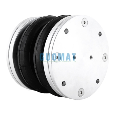 Επίδραση αέρα FD76-14 Contitech 6'x2 Dunlop Air Spring με κάλυψη από αλουμίνιο