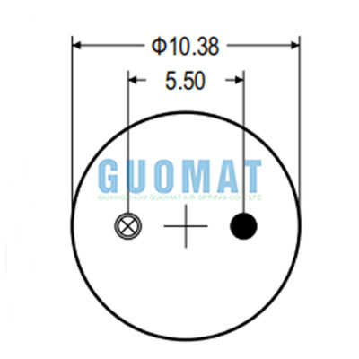 W01-358-8723 Firestone 1T17B-5 Ενεργητική ανάρτηση αέρα Άνοιγμα για φορτηγό Μείωση των συγκρούσεων