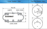 Λαστιχένιοι φυσητήρες 1B330 Max 325mm συνελεύσεων ανοίξεων αέρα GUOMAT 1B6171 βιομηχανικοί για τη μηχανή συρταριών δέρματος