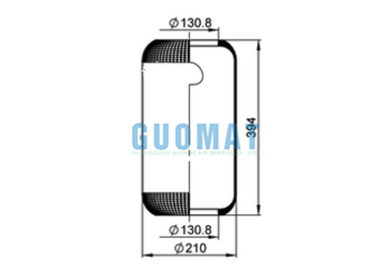 644N Contitech Gummer Air Bellows 1E21 Phoenix Bus Air Spring Για την Mercedes Benz Α0003270101