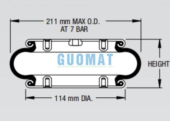 W01-358-0112 Πύργος στρογγυλοποιημένος αέρας στυλ ελατήριας 110 Βιομηχανικός ακτινοβολητής