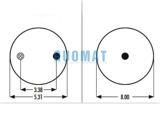1R8-034 Ελαστικά Αερόσακοι Goodyear W01-358-5710 Ελατήριο Αέρος Ανάρτησης Φορτηγού Firestone