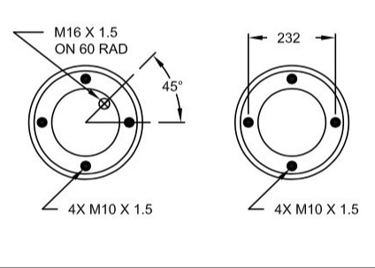 Firestone ανοίξεων αέρα DUNLOP SP 2666NB PNEUMATIS DB12315 βιομηχανικές τσάντες W01-R58-4037