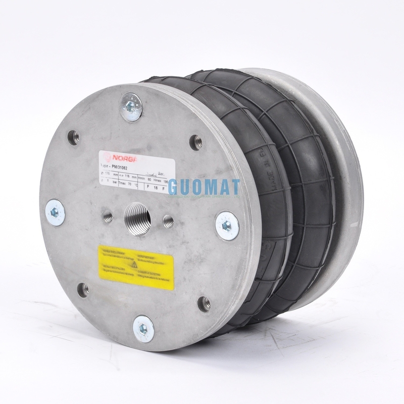 PM31062 Norgren Air Spring Actuator 6"x2 Αλουμινίου Firestone W01R584070 Βιομηχανικές αερόσακοι