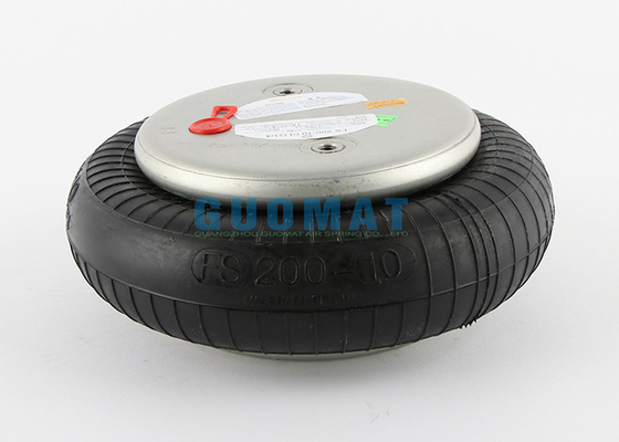 FS 200-10 CI Single Convoluted Air Spring G1/4 Industrial Rubber Air Bellow Bags for Paper Machine
