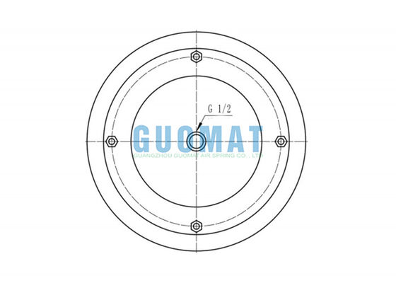 βιομηχανικό Firestone M/31143 Norgren συνελεύσεων W01-R58-4065 ανοίξεων αέρα 14 1/2x3 για τον εξοπλισμό διατρήσεων