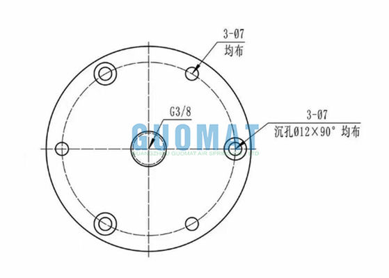 4 2/1 Firestone ανοίξεων αέρα ' X1 DUNLOP βιομηχανικοί W01-R58-4050 μπερδεμένοι λαστιχένιοι φυσητήρες