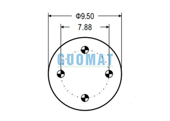 Firestone W01-358-8723 Goodyear Truck Air Suspension Assembly 1R13-097
