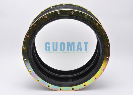 2H520217 Ελαστικά Αερόσακοι M10 Σπείρωμα Βίδας Διπλού Κυματοειδούς Ελατηρίου Αέρος με Δακτύλιο Φλάντζας