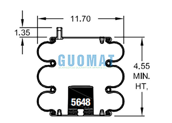 FT 330-29 703 Contitech Βιομηχανικές Αερόσακοι W01-358-7990 Firestone Πνευματικά Αεροθάλαμοι