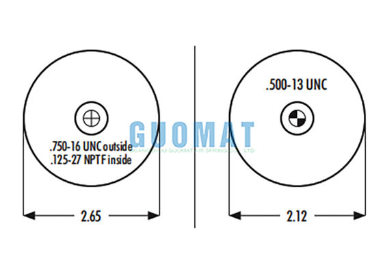 1S4-056 Goodyear Αντικατάσταση αεριούχου ελαστικού με αναστολή W023587040 Firestone Cab Airbag
