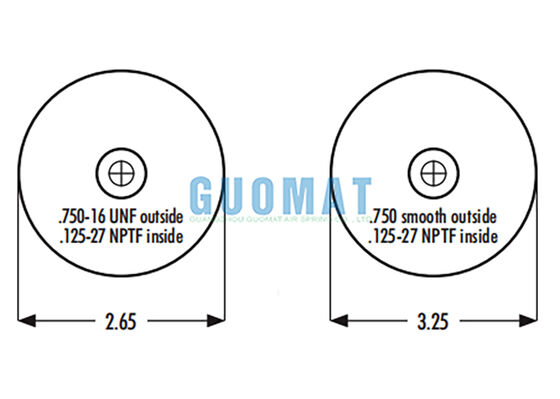 1S4-067 Καμπίνα Air Spring Goodyear ASC-08-7-137 Αντικατάσταση αερόσακων ανάρτησης φορτηγών
