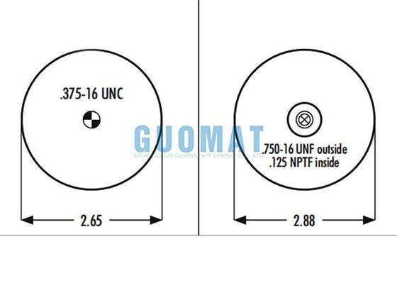 Αερομεταλλεύσεις καμπίνας φορτηγού 1S5-010 Goodyear Πιστόν ASC-08-7-139 Εναλλακτικός αερόσακος