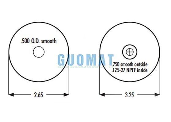 1S5-040 Goodyear Αμορτισέρ Αέρα Ανάρτησης Κιτ Ελατηρίου Αέρα Καμπίνας Φορτηγού ASC-08-7-137