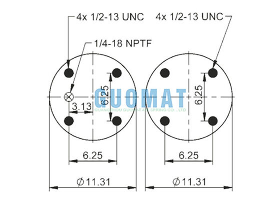 FS 530-14 339 Contitech Ελατήριο Αέρα Ανάρτησης 1B14-358 Goodyear Αεροθάλαμος Απομονωτής Δονήσεων