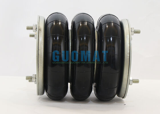 6" x 3 λαστιχένιες φυσούνες W01R584095 Τριπλό σπειροειδές ελατήριο αέρα Firestone με οπή αέρα G1/2