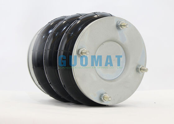 6" x 3 λαστιχένιες φυσούνες W01R584095 Τριπλό σπειροειδές ελατήριο αέρα Firestone με οπή αέρα G1/2