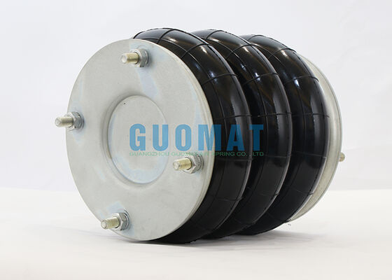 6" x 3 λαστιχένιες φυσούνες W01R584095 Τριπλό σπειροειδές ελατήριο αέρα Firestone με οπή αέρα G1/2