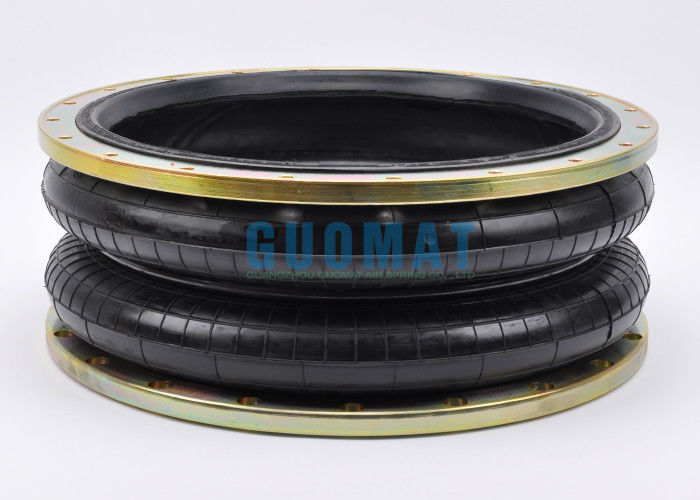 2H520217 Ελαστικά Αερόσακοι M10 Σπείρωμα Βίδας Διπλού Κυματοειδούς Ελατηρίου Αέρος με Δακτύλιο Φλάντζας