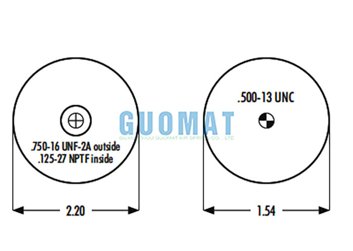 1S3-011 Goodyear Cab Air Spring W02-358-4001 Firestone Απορροφητής κρούσης αέρα