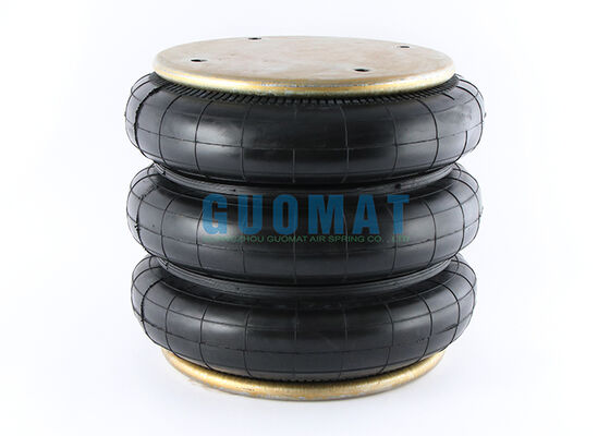 W01-M58-6120 Ελατήριο αέρα ανάρτησης, τύπου Firestone 313, τριπλού κυματοειδούς, ελαστικός φυσούνας