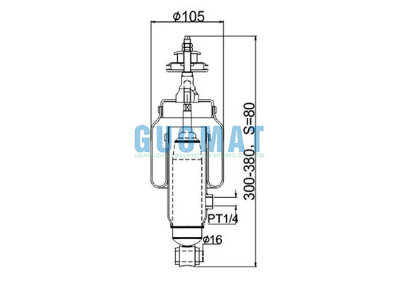 MK996372 FUSO Ατμοσφαιρική απορροφητική συσκευή φορτηγού MC053766